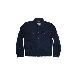 NEW IRON & RESIN men's bull denim sand jacket in indigo